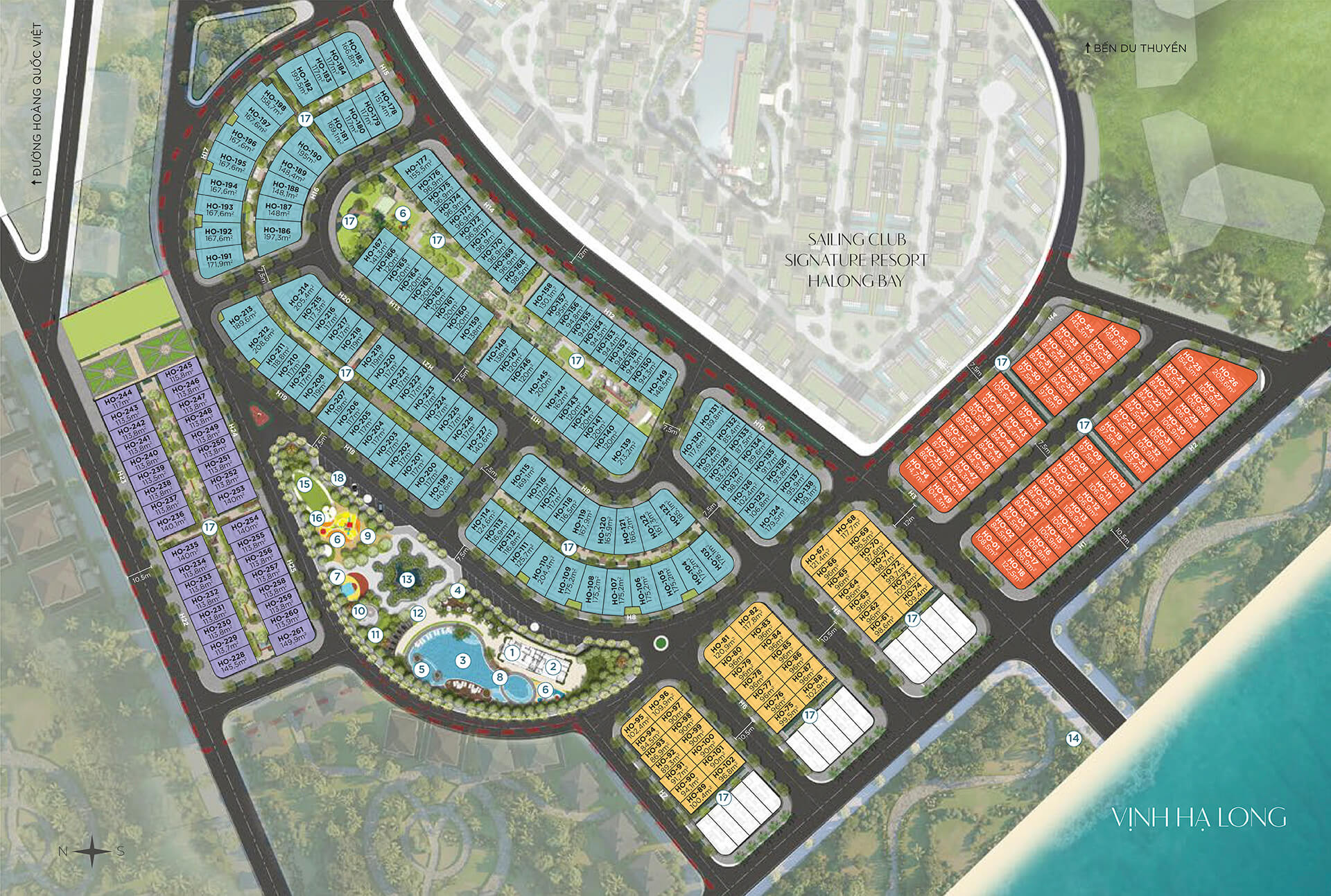 Mặt bằng horizon hạ long